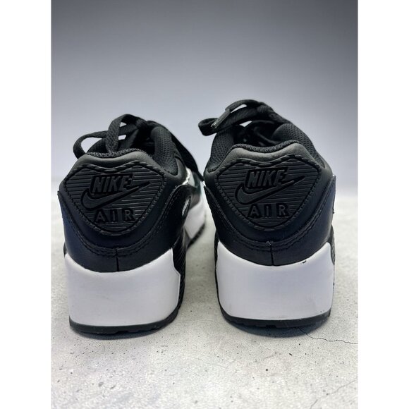 Nike Air Max 90 Black/White Sneakers Youth Cross-Training Athletic Shoes - Picture 5 of 13